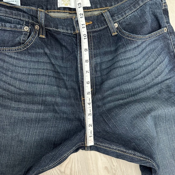Levi Strauss Bootcut Dark Wash Denim Jeans Blue Men's Size W‎ 36 X L 30 - Picture 11 of 12